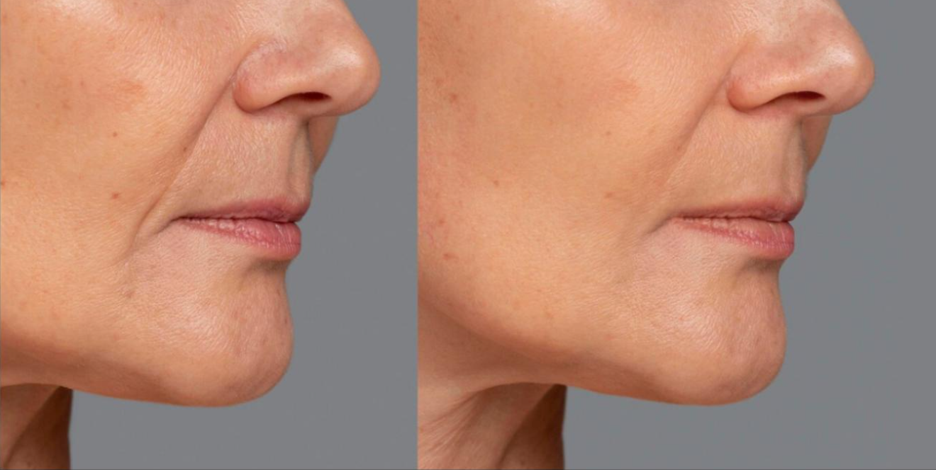 Before-After-Lutronic Genius RF Microneedling